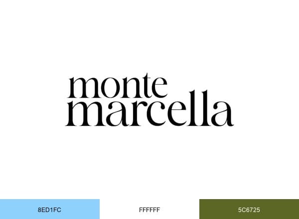 Monte Marcella brand color palette