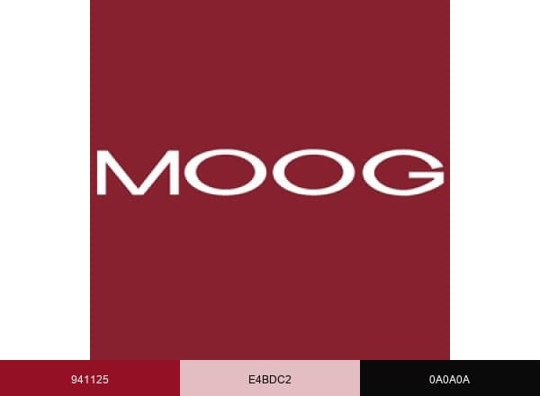 Moog Inc. brand color palette