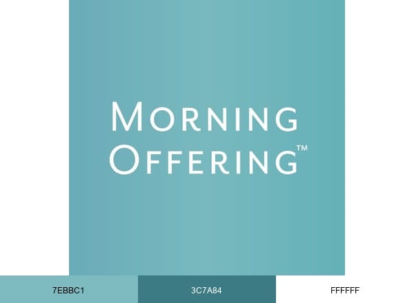 Morning Offering brand color palette