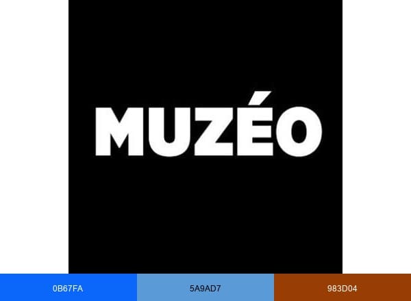 MUZEO brand color palette
