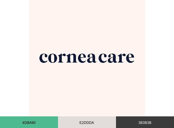 CorneaCare brand color palette