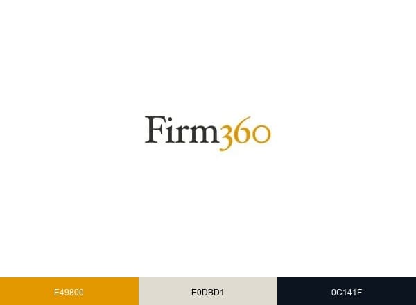 Firm360 brand color palette