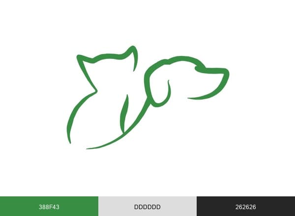 My Happy Pets brand color palette