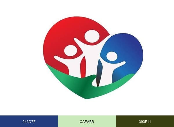 Horizon Community Services brand color palette