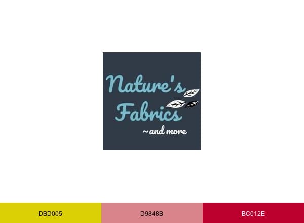 Nature's Fabrics brand color palette