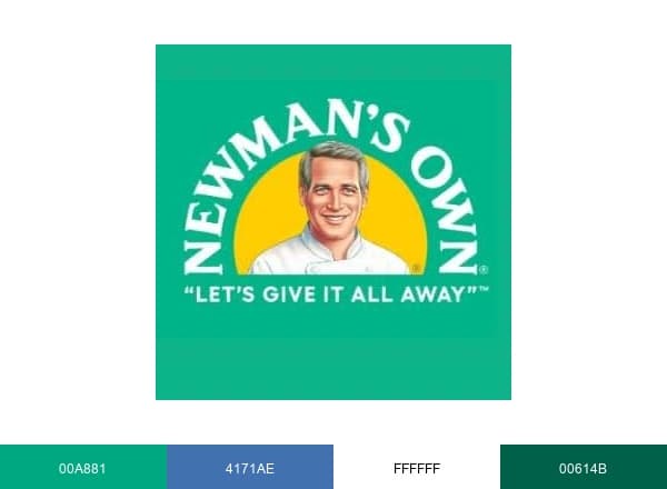 Newman's Own brand color palette