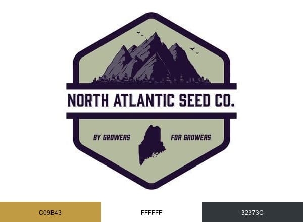 North Atlantic Seed Co. brand color palette