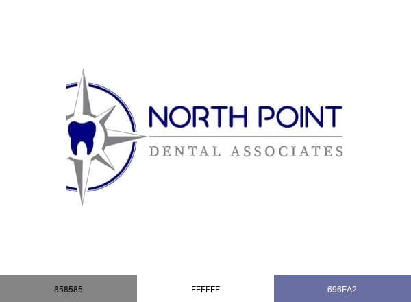 North Point Dental Associates brand color palette