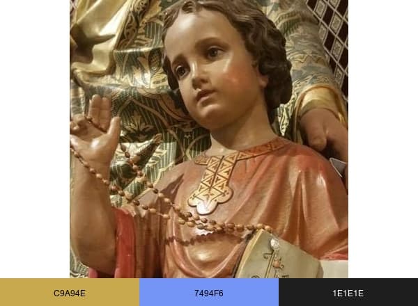 NOVENA PRAYERS brand color palette