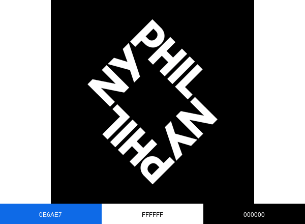 New York Philharmonic brand color palette