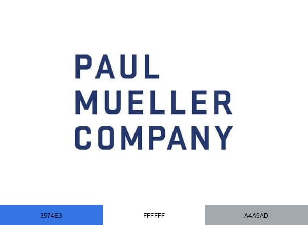 Paul Mueller Company brand color palette