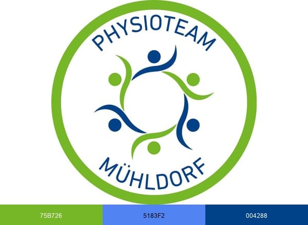 Physioteam Mühldorf brand color palette