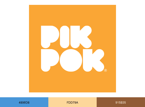 PikPok brand color palette
