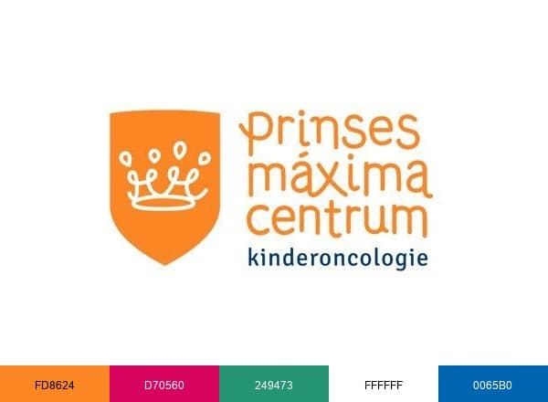 The Princess Máxima Center brand color palette
