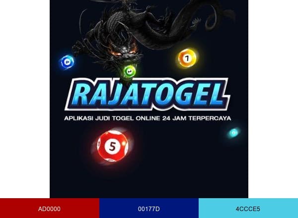 Rajatogel brand color palette