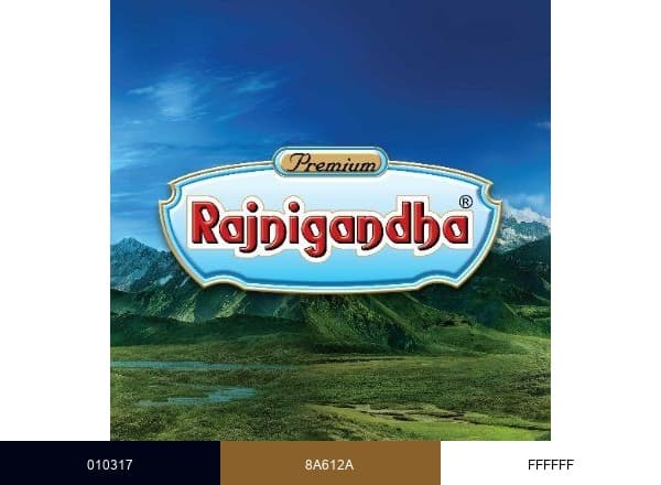 Rajnigandha brand color palette