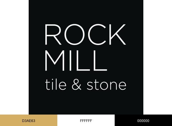 Rock Mill Tile & Stone brand color palette