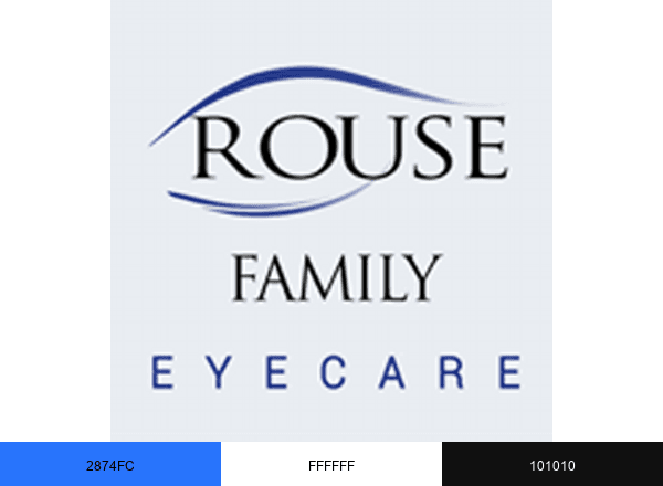 Rouse Family Eye Care brand color palette