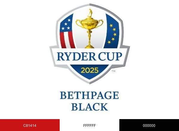 Ryder Cup brand color palette
