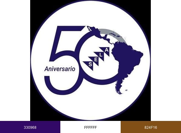 Sistema Económico Latinoamericano y del Caribe brand color palette