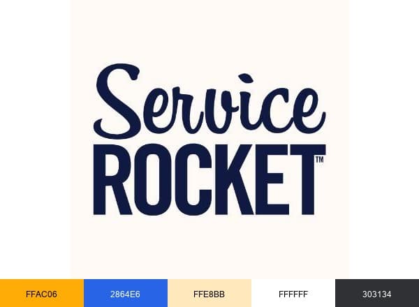 ServiceRocket brand color palette