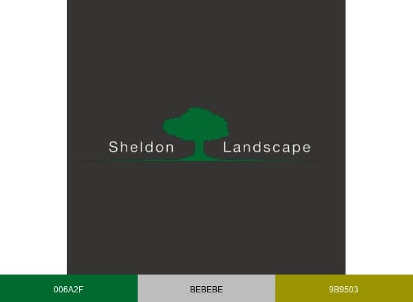 Sheldon Landscape brand color palette