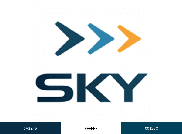 Sky Training brand color palette