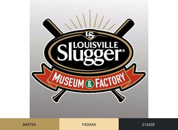 Louisville Slugger Museum & Factory brand color palette