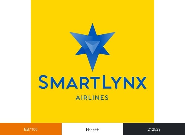 SmartLynx Airlines brand color palette