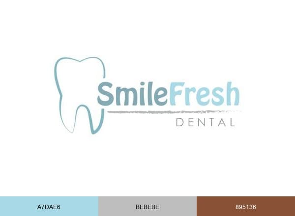 Smile Fresh Dental brand color palette