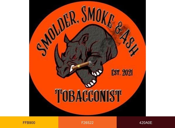 Smolder.smoke.and.ash brand color palette