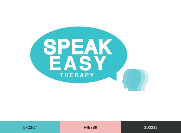 SpeakEasy Therapy brand color palette
