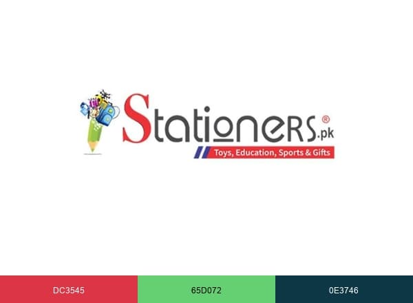 Stationers.pk brand color palette