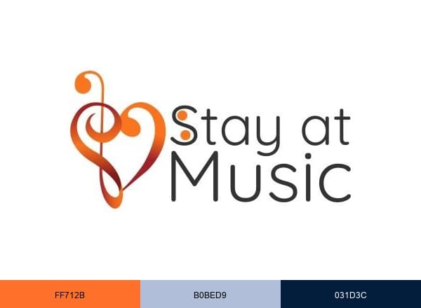 Stay At Music brand color palette