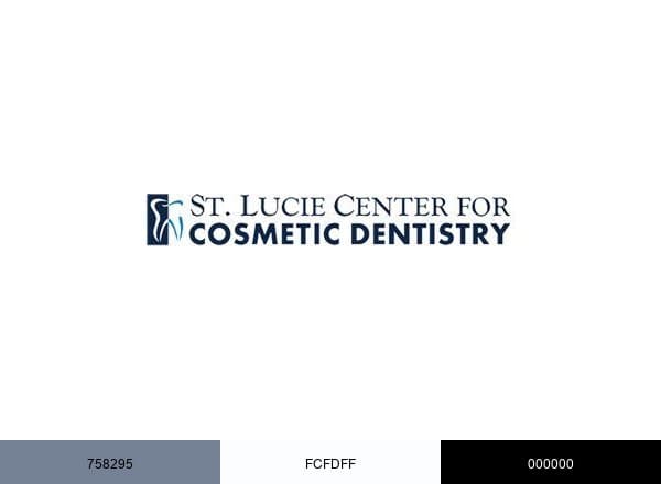 St Lucie Center for Cosmetic Dentistry brand color palette