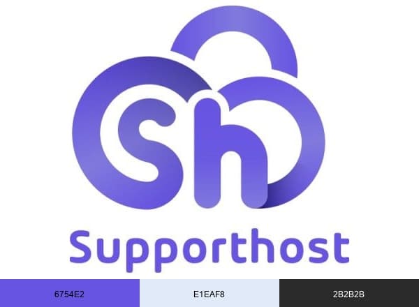SupportHost brand color palette