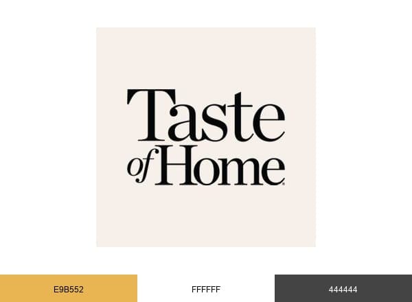 Taste of Home brand color palette