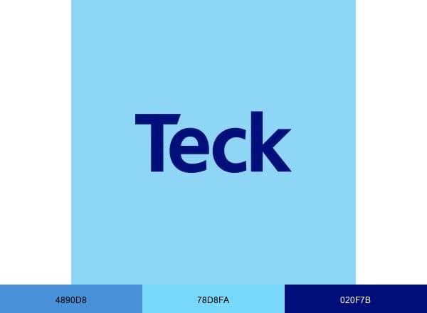 Teck brand color palette