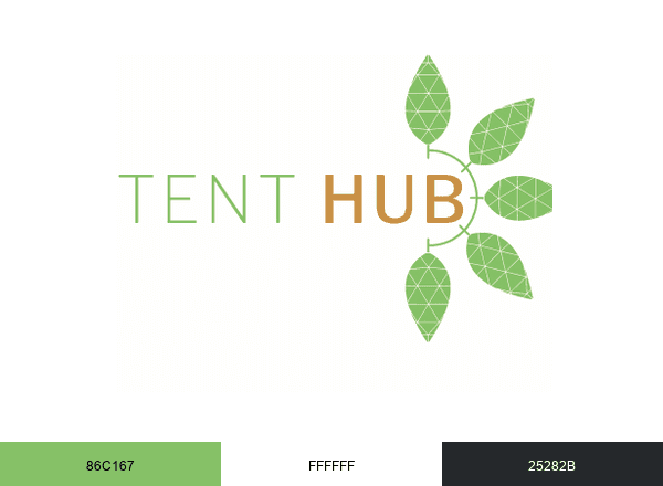 Tent Hub brand color palette