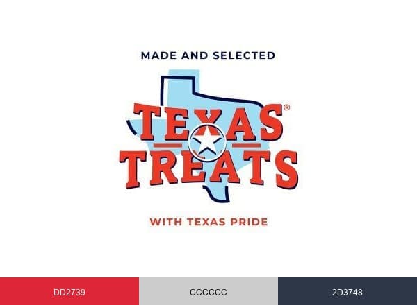 Texas Treats brand color palette