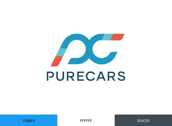PureCars brand color palette