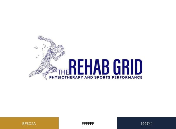 The Rehab Grid brand color palette