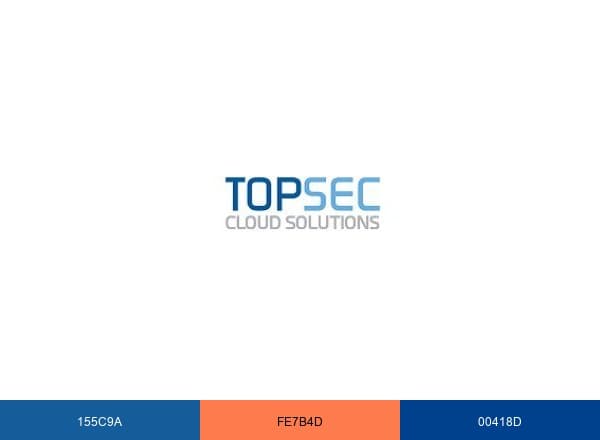 Topsec Cloud Solutions brand color palette