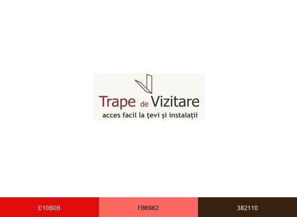 Trape de vizitare brand color palette