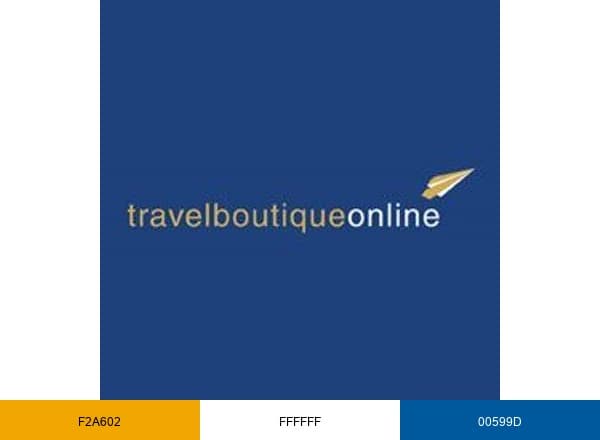 Travel Boutique Online brand color palette