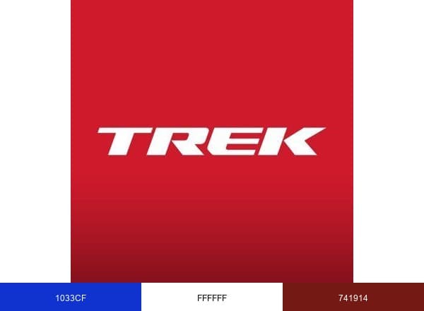 Trek Bicycle brand color palette