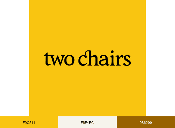 Two Chairs brand color palette