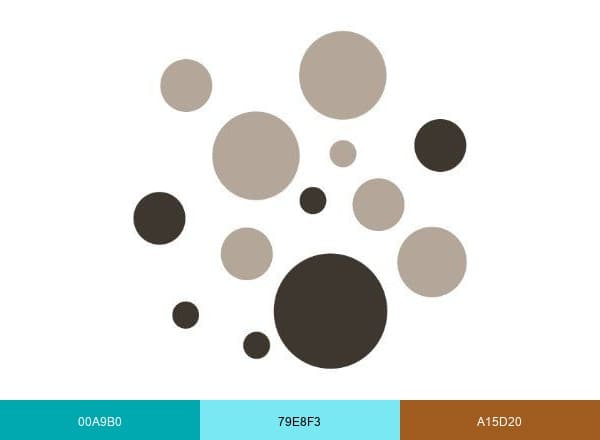 Urano Vet brand color palette