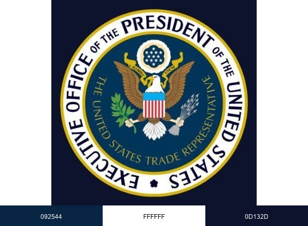 United States Trade Representative brand color palette