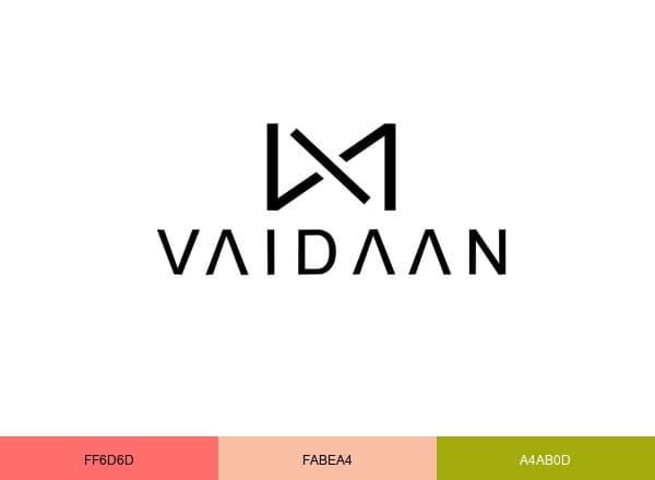 Vaidaan brand color palette